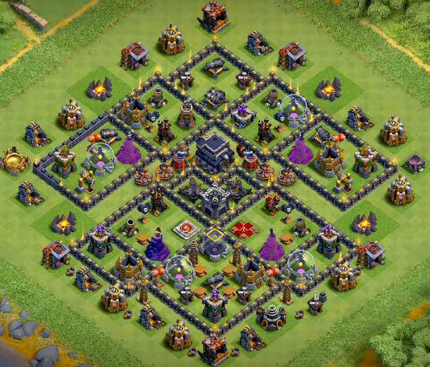 BASE TROPHY COC TH 9