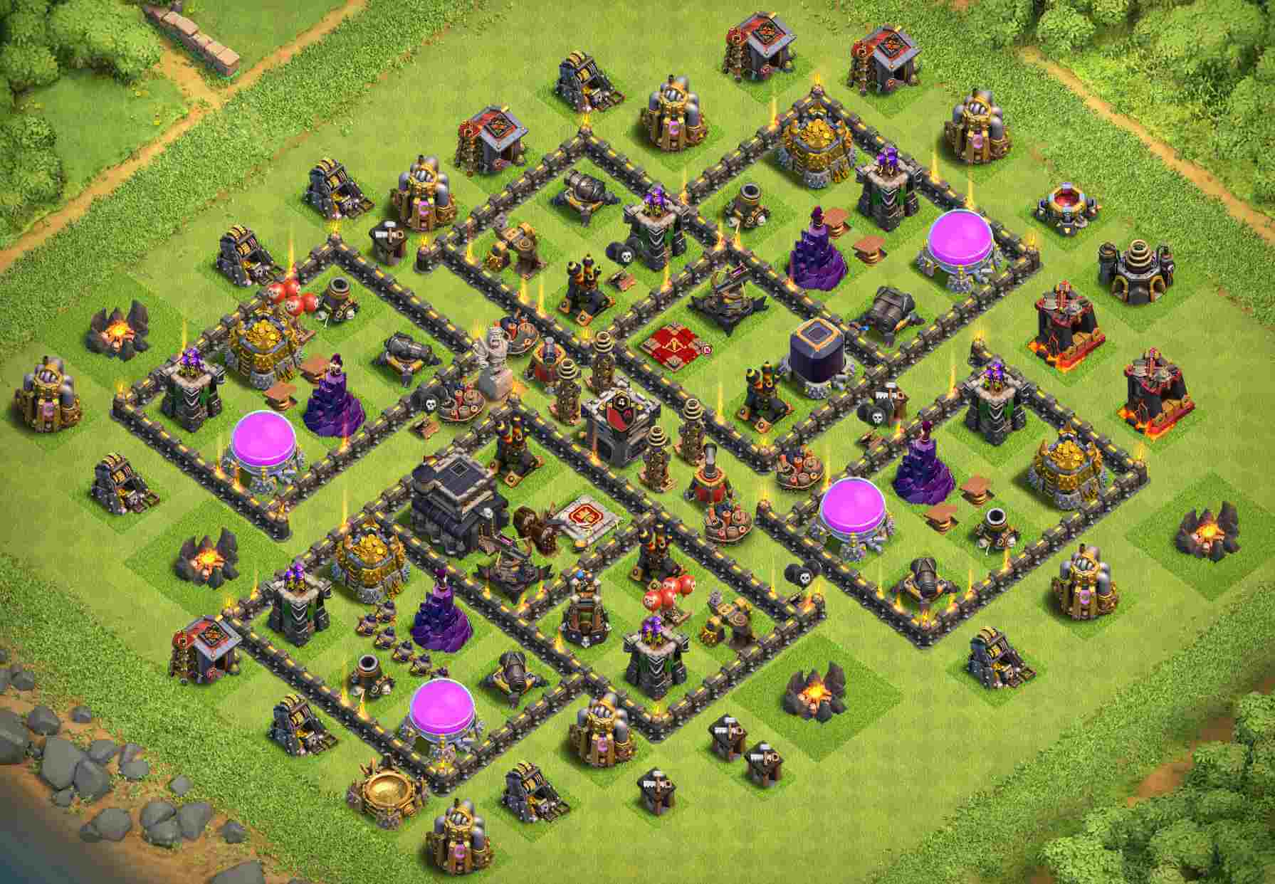 BASE TROPHY TH 9 COC