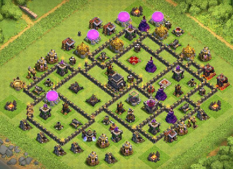 BASE COC TH 9 TROPHY