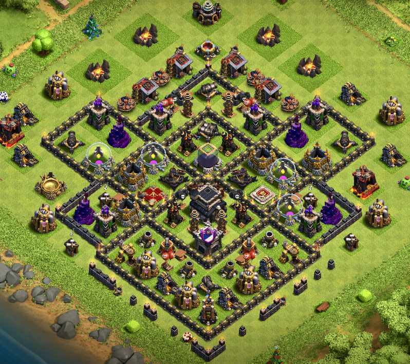 Base TROPHY TH 9 COC