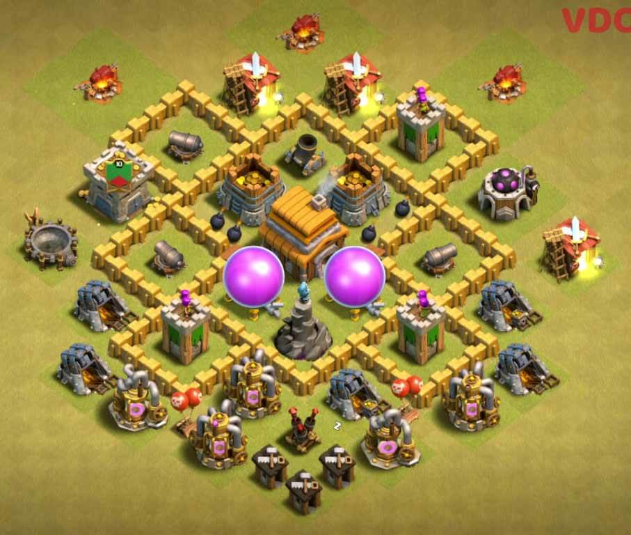 Base coc Town Hall 5 Terkuat di dunia