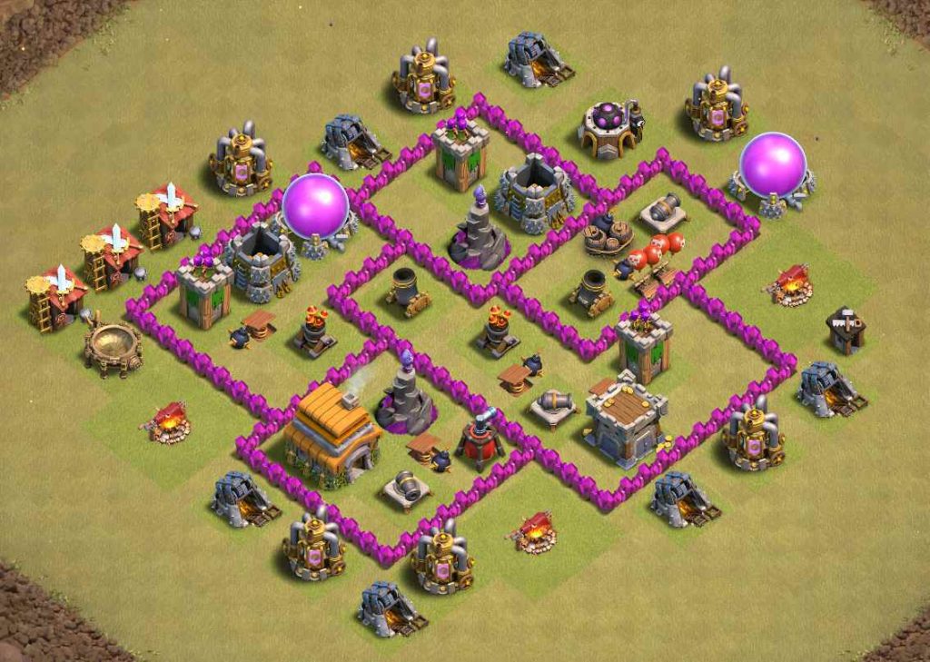 foto base coc th 6 terkuat