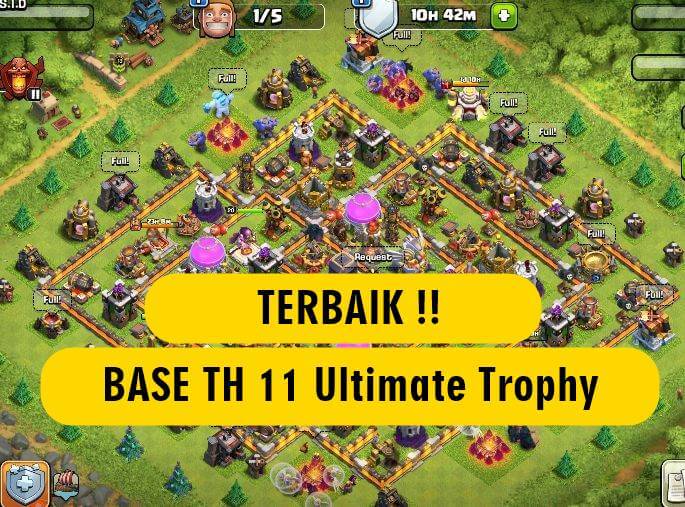 Best Base TH 11 Ultimate Trophy