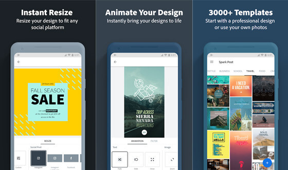 Adobe Spark Post Kumpulan Aplikasi Android Canggih Terbaru 2020